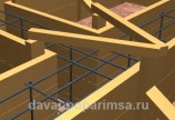 Армирование фундамента бани